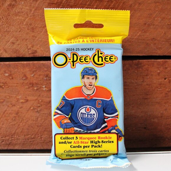 2024-25 O-Pee-Chee Hockey Cards Pack Sealed Upper Deck NHL Marquee Rookie New - Picture 1 of 5